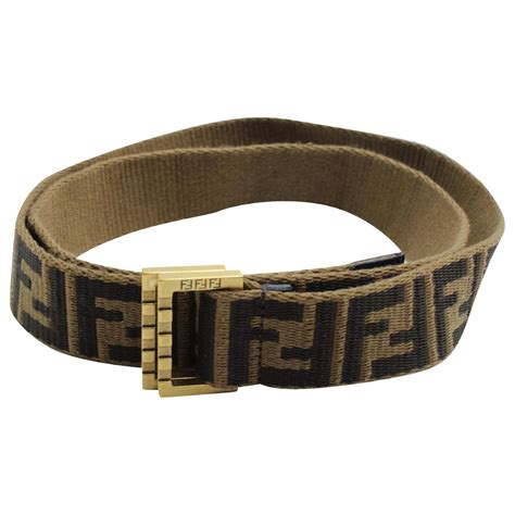 fendi webbing belt|genuine fendi belt.